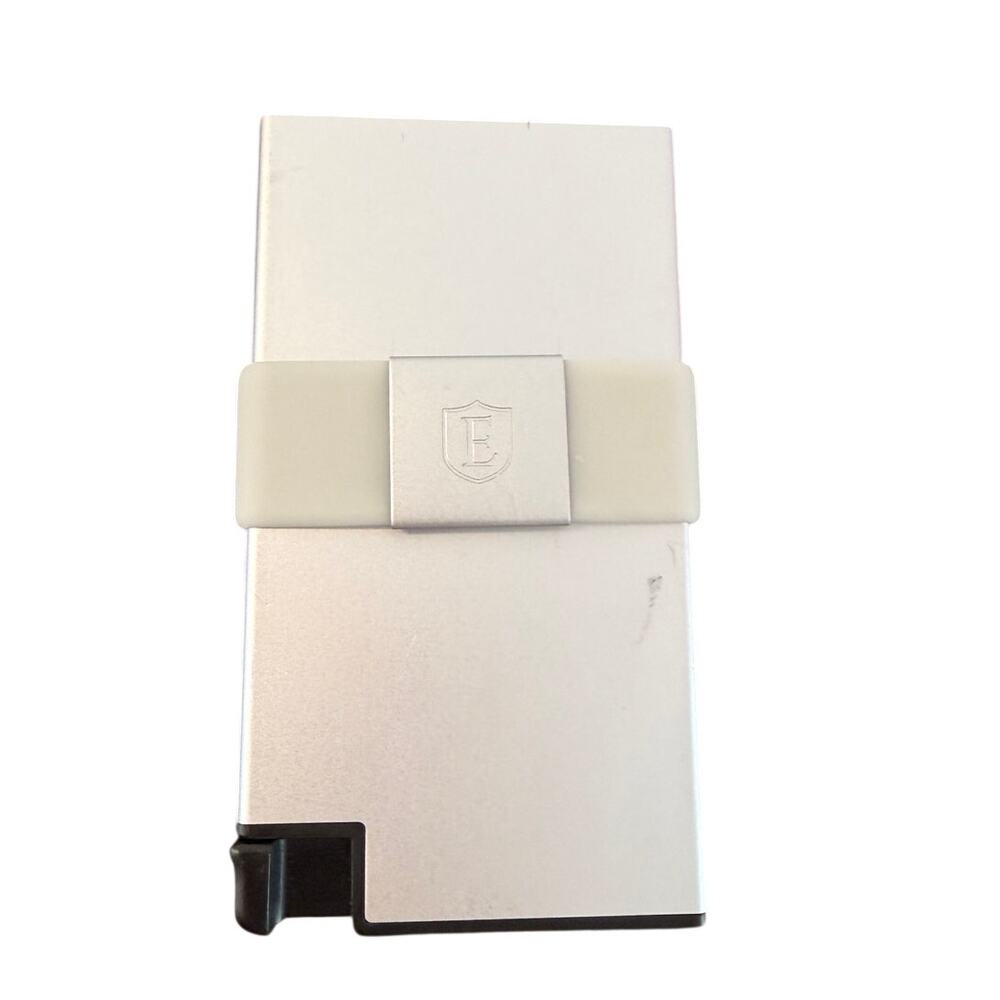 Ekster Aluminum Cardholder RFID Slim Wallet Silver Minimalist Pop-Up